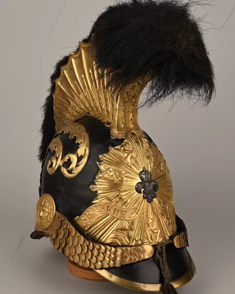 Helmet for the Chevau-Léger de la maison Militaire du Roi - Model 1814 Visuel 1 principal